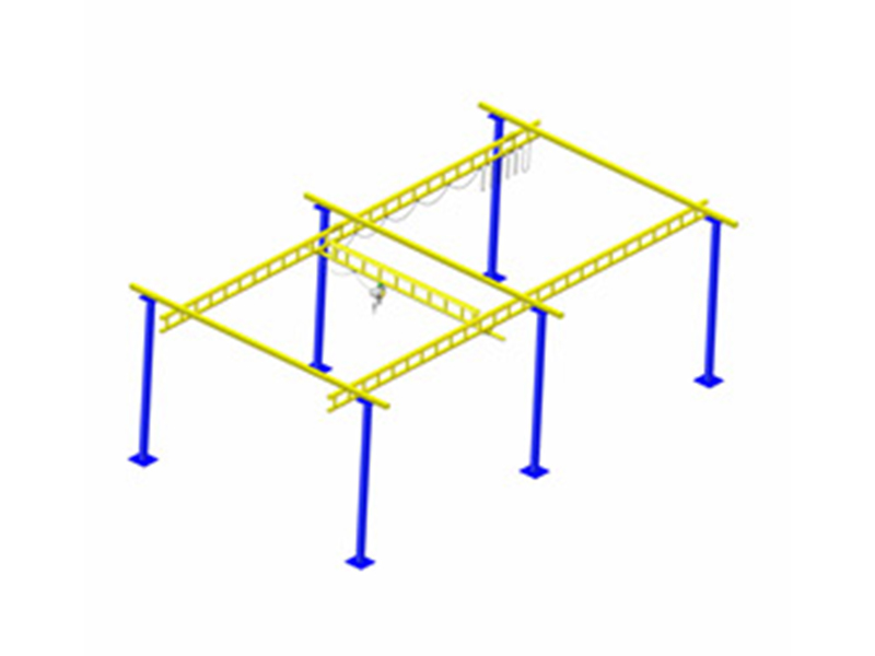 采用桁架式軌道的自立式起重機(jī)